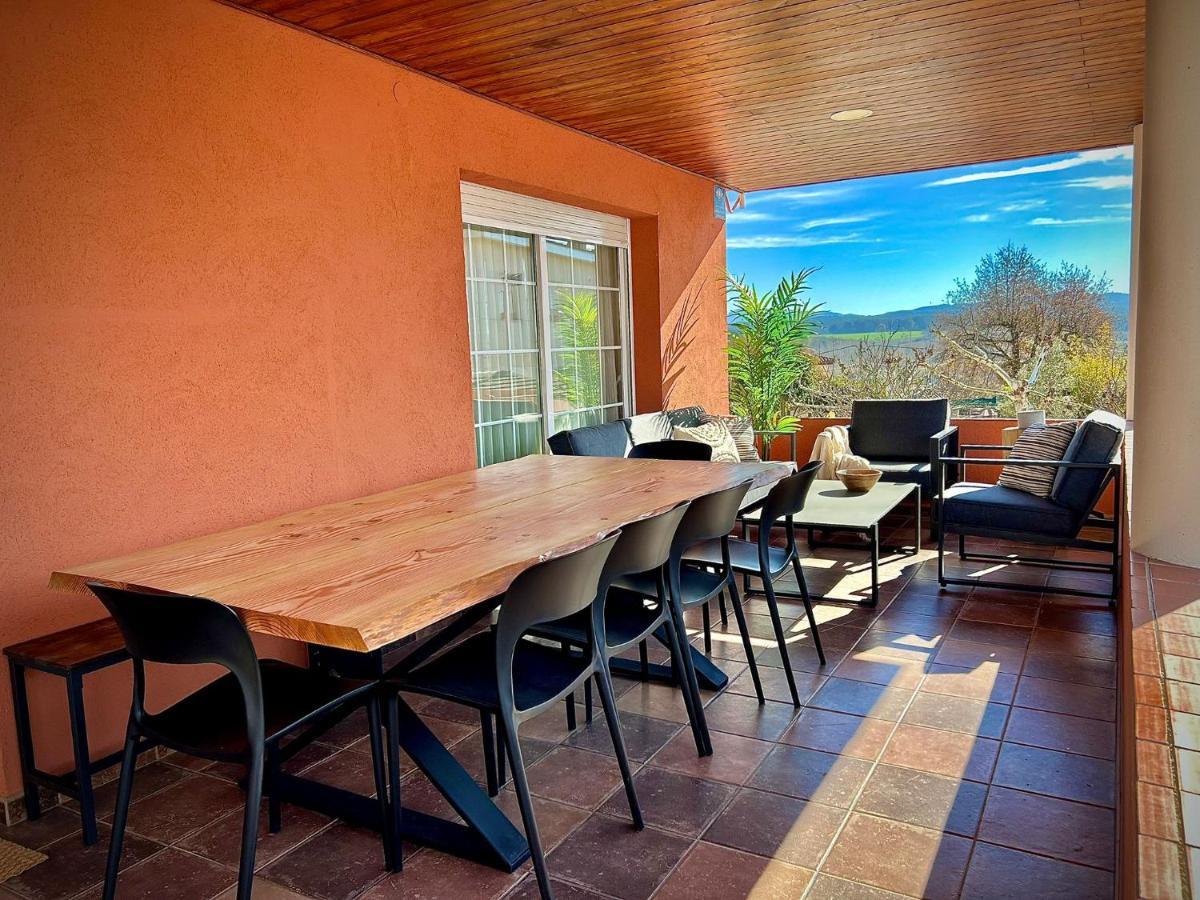 فيلا Piscina De Sal Barbacoa Wifi, Parking Gratis, 3 Min Pga Casa El Roble خيرونا المظهر الخارجي الصورة